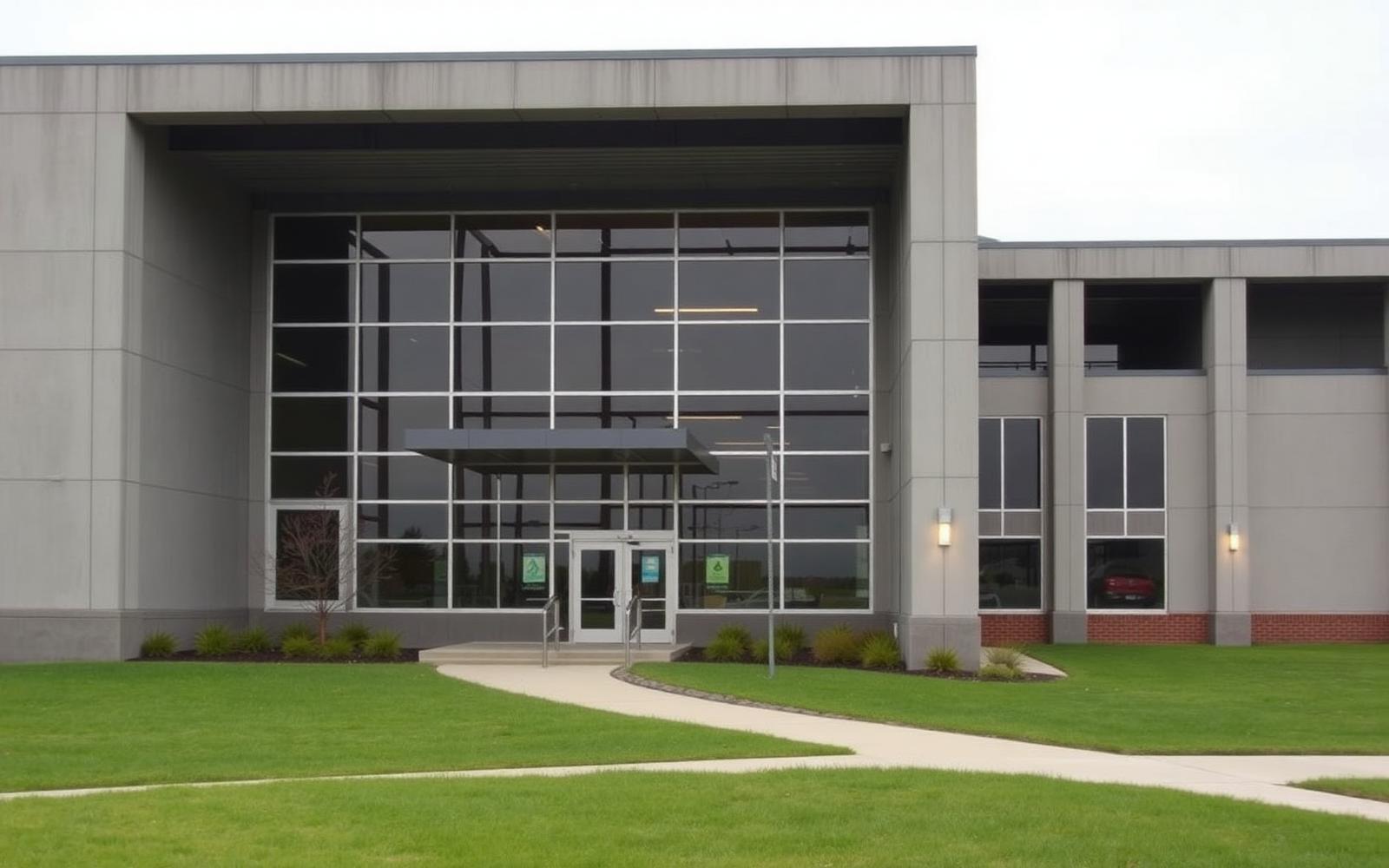 Municipal government facility exterior